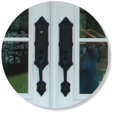 Hardware for doors, closets and bathrooms